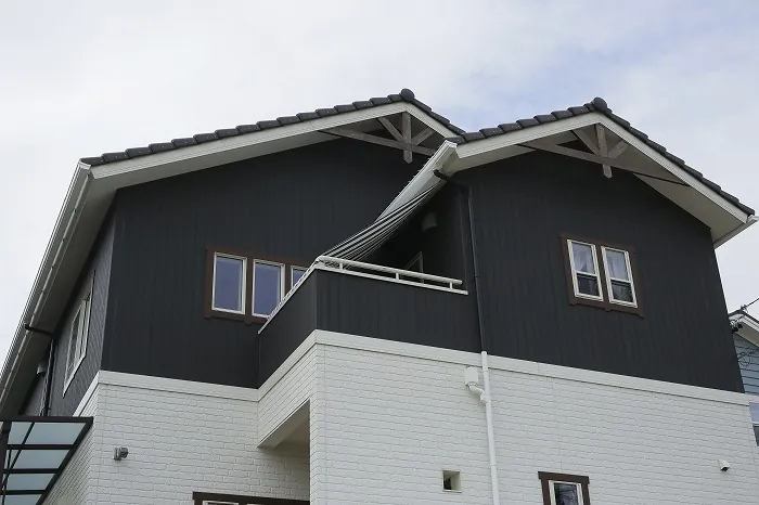 知多市　注文住宅　吹き抜けのある家（スキップフロアーの家）